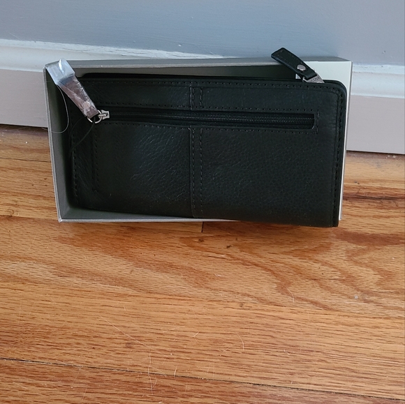 Fossil Black Leather Wallet - Picture 3 of 5